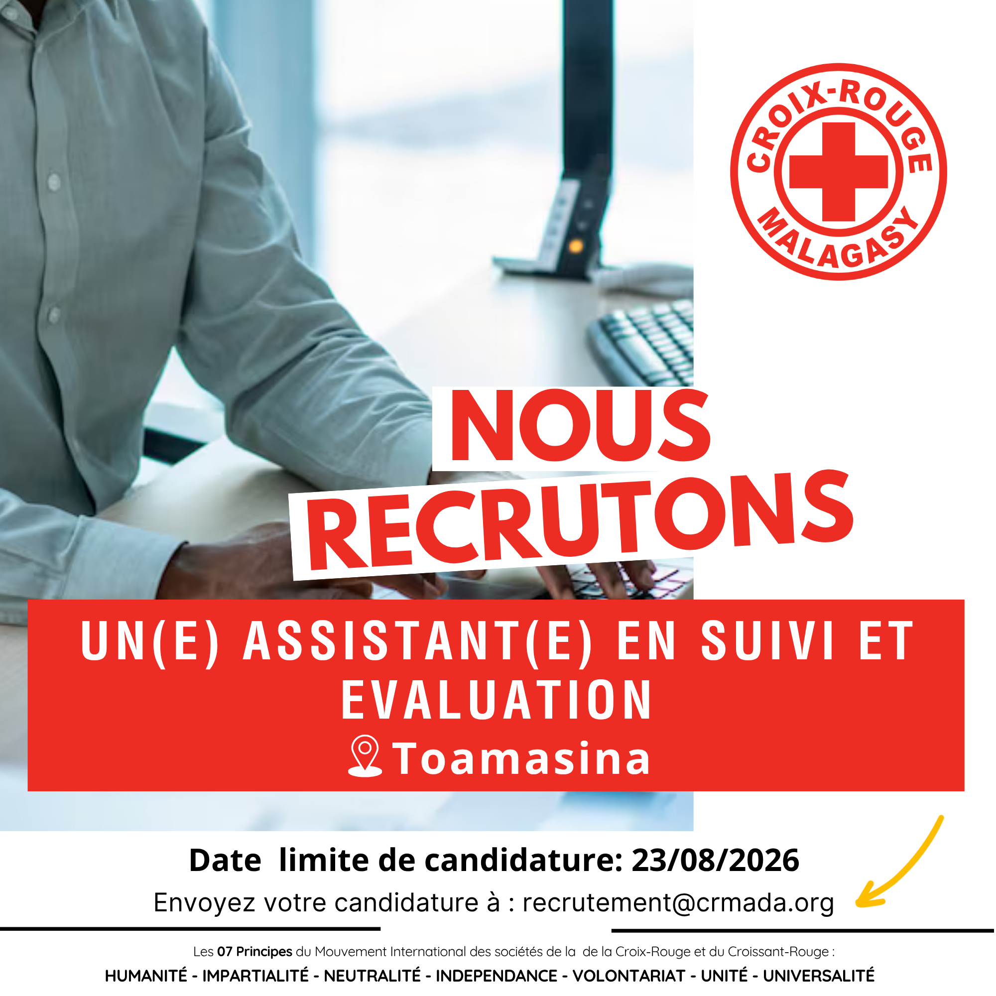 AVIS DE RECRUTEMENT  « ASSISTANT(E) EN SUIVI ET EVALUATION »  RECRUTEMENT LOCAL